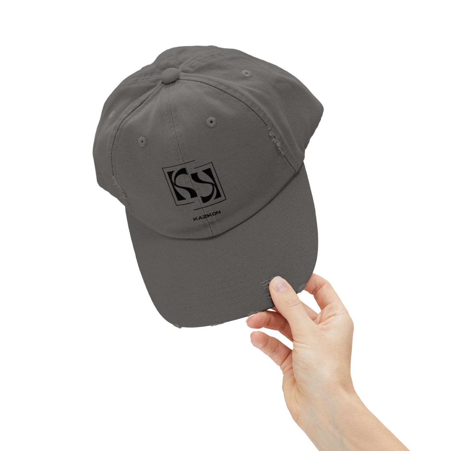 Kazikon Unisex Distressed Cap