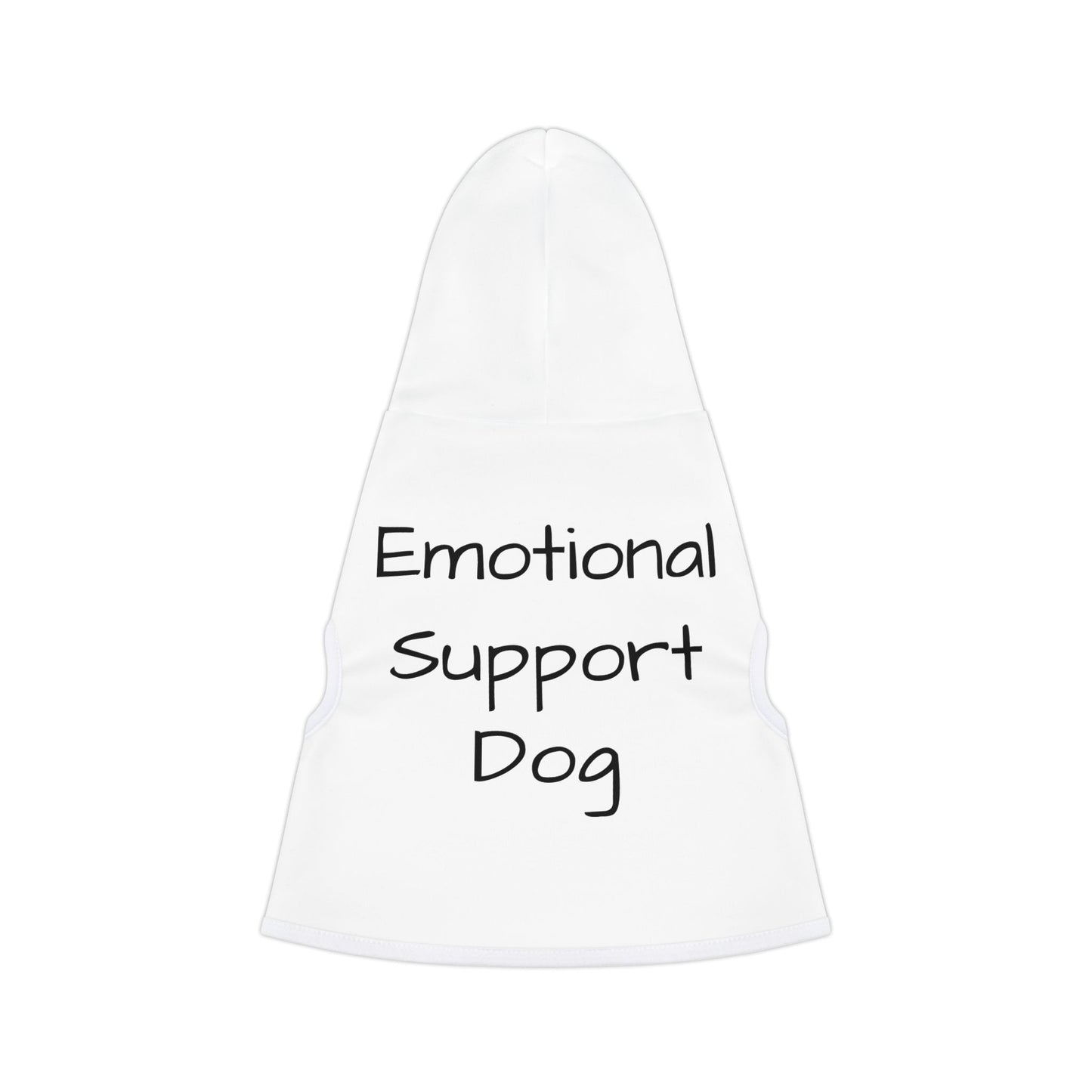 Cozy Emotional Support Dog Pet Hoodie by Kazikon, Therapy Animal Sweatshirt, Comforting Pet Apparel, Mental Health Comfort Hoodie, Cute ESA