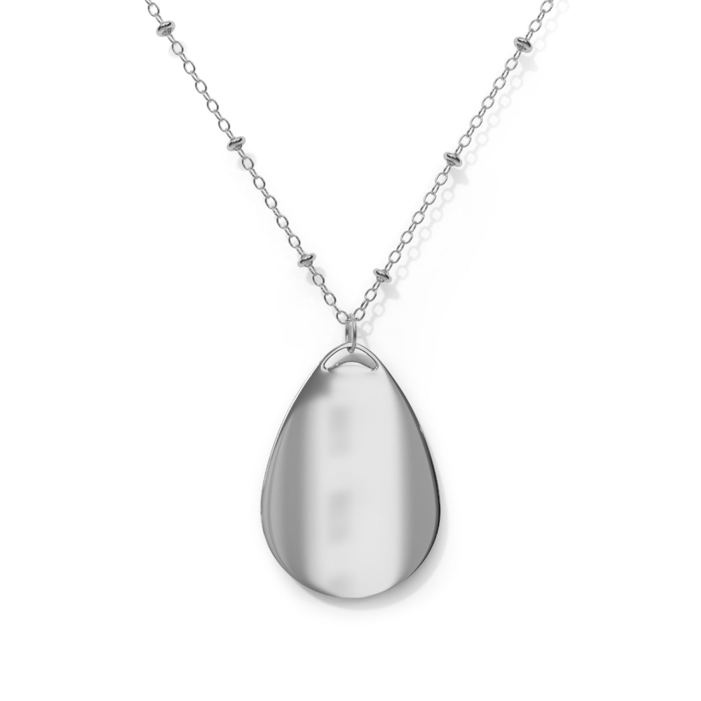 Kazikon Logo Oval Necklace