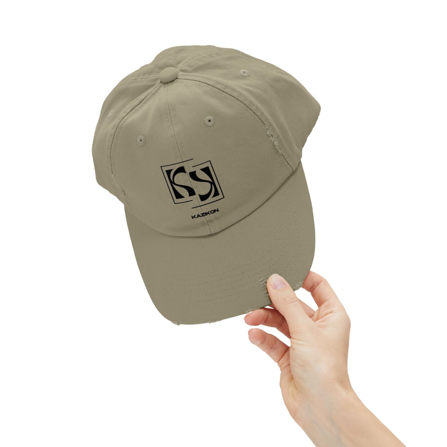 Kazikon Unisex Distressed Cap
