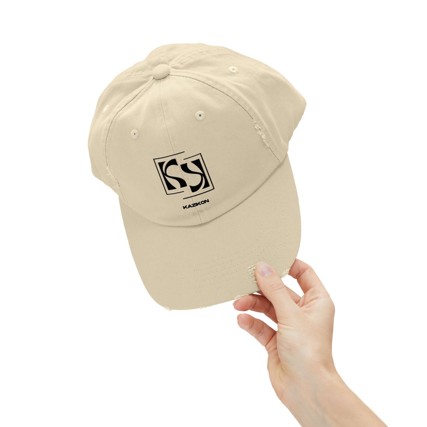 Kazikon Unisex Distressed Cap