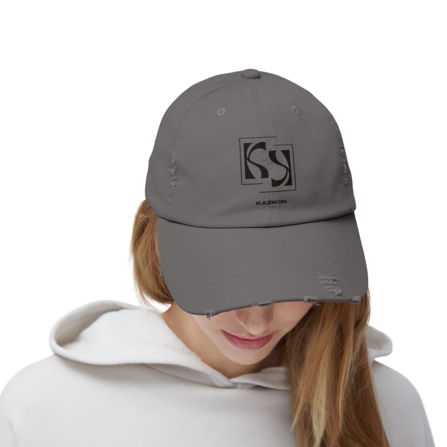 Kazikon Unisex Distressed Cap