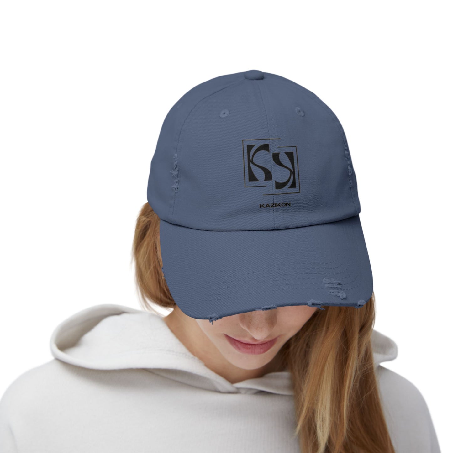 Kazikon Unisex Distressed Cap
