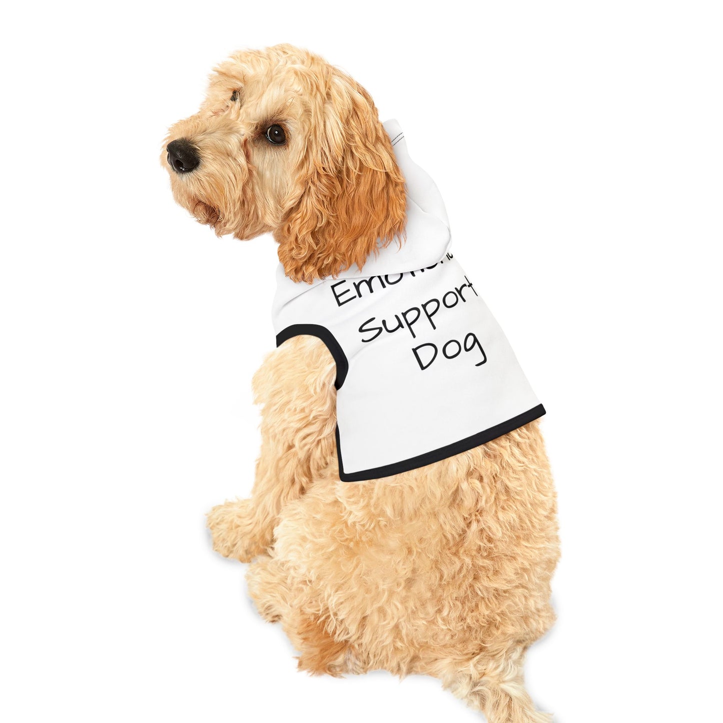 Cozy Emotional Support Dog Pet Hoodie by Kazikon, Therapy Animal Sweatshirt, Comforting Pet Apparel, Mental Health Comfort Hoodie, Cute ESA