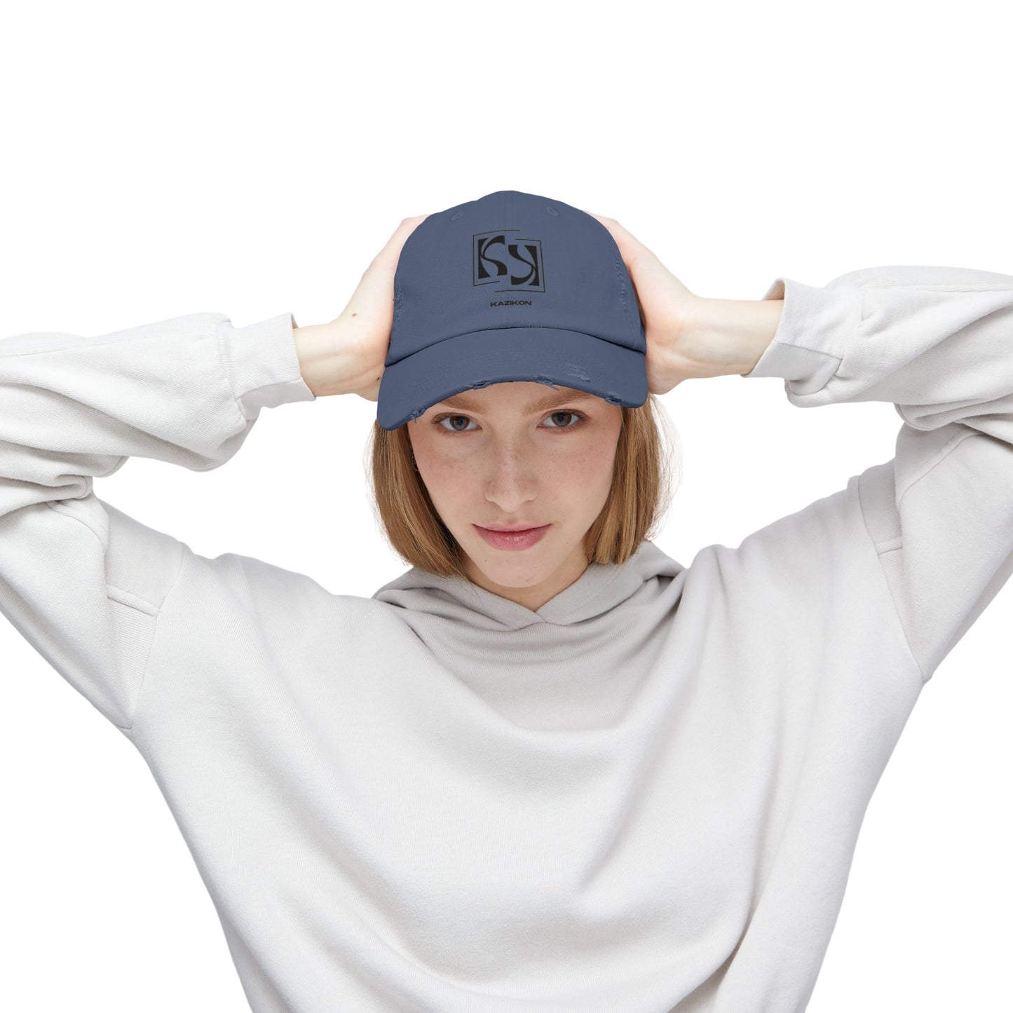 Kazikon Unisex Distressed Cap
