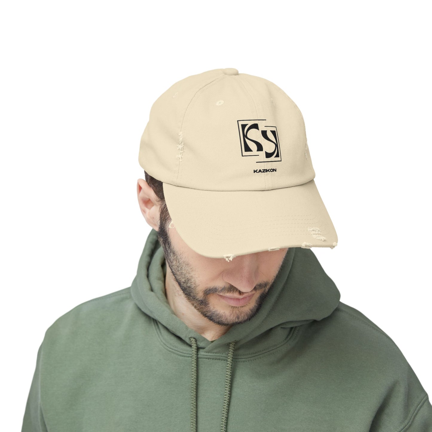 Kazikon Unisex Distressed Cap