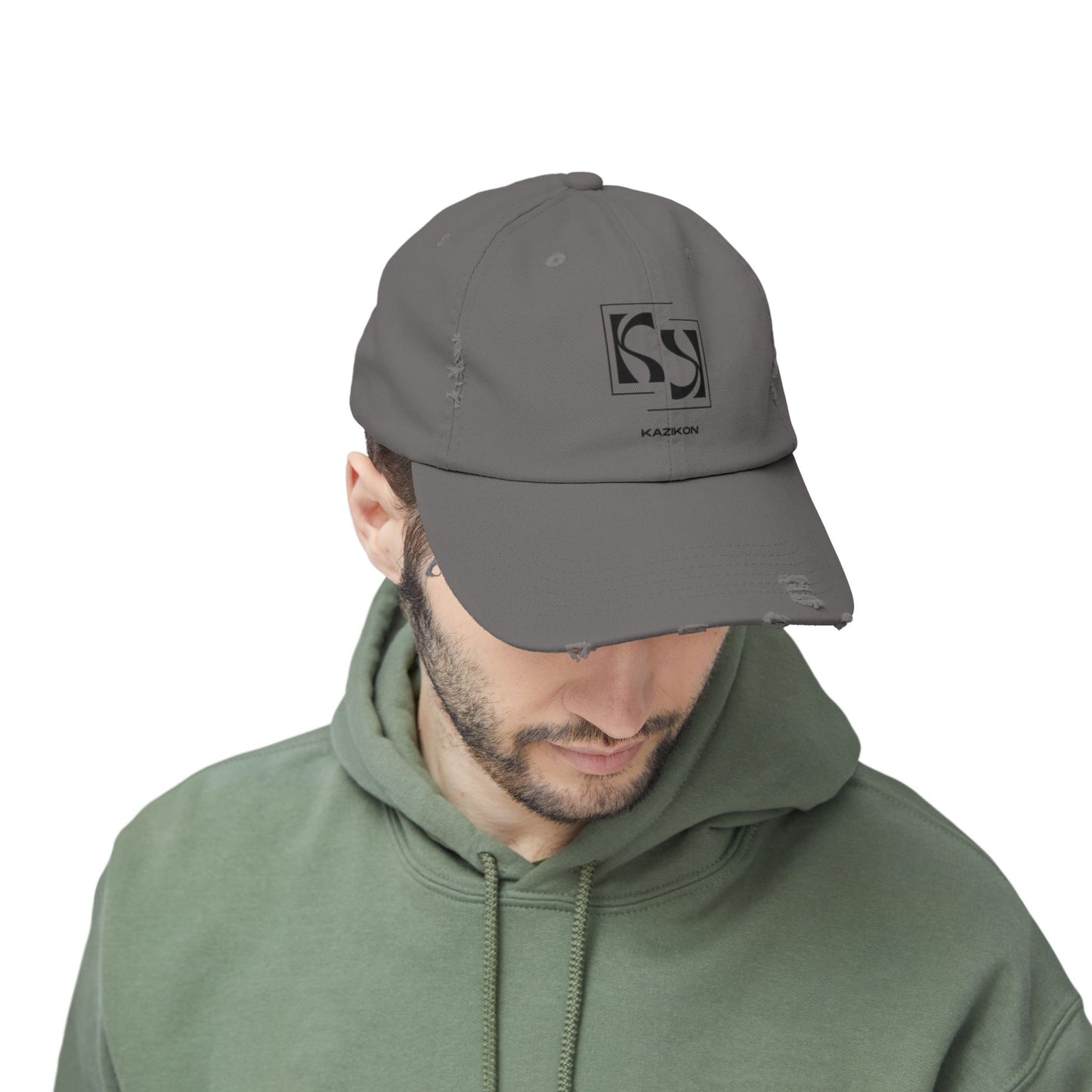 Kazikon Unisex Distressed Cap
