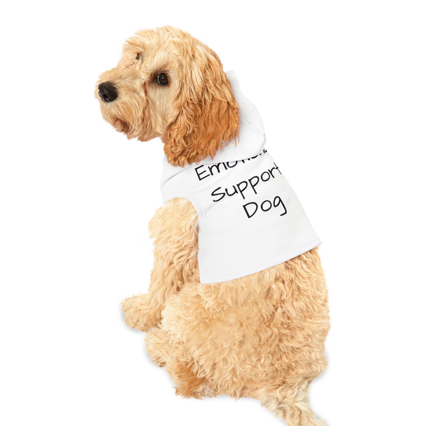 Cozy Emotional Support Dog Pet Hoodie by Kazikon, Therapy Animal Sweatshirt, Comforting Pet Apparel, Mental Health Comfort Hoodie, Cute ESA