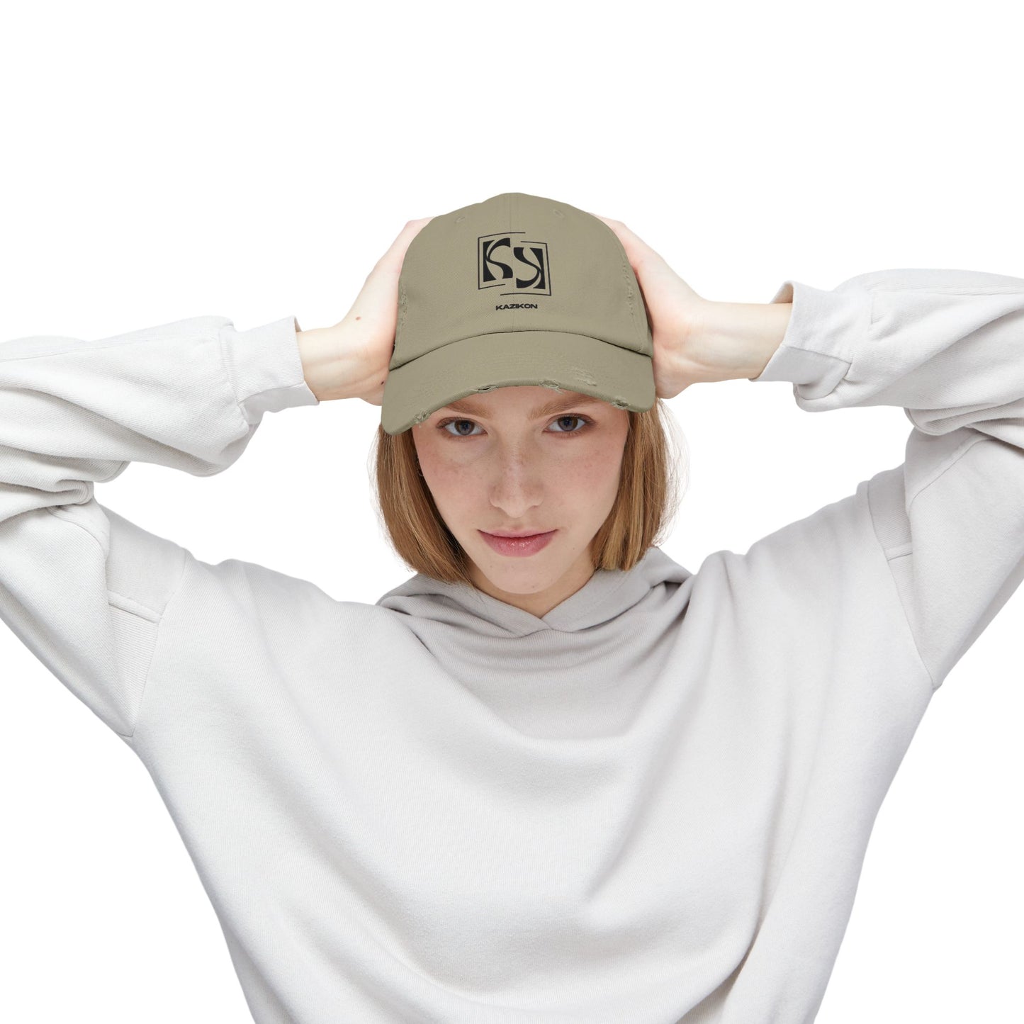 Kazikon Unisex Distressed Cap