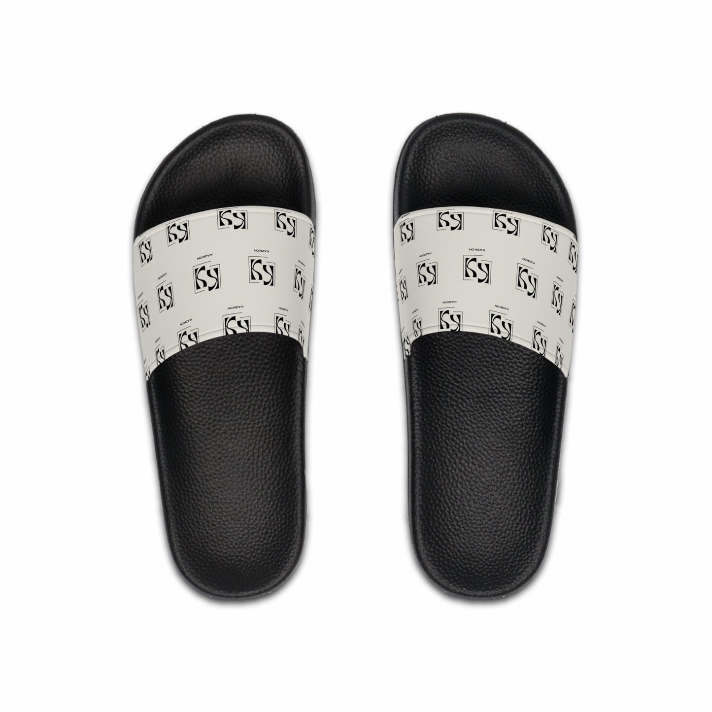 Kazikon Logo Branded Men's Slide Sandals