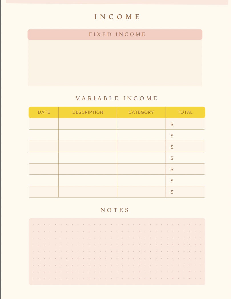 24 Month Financial Planner - Specialized for Debt Free Management