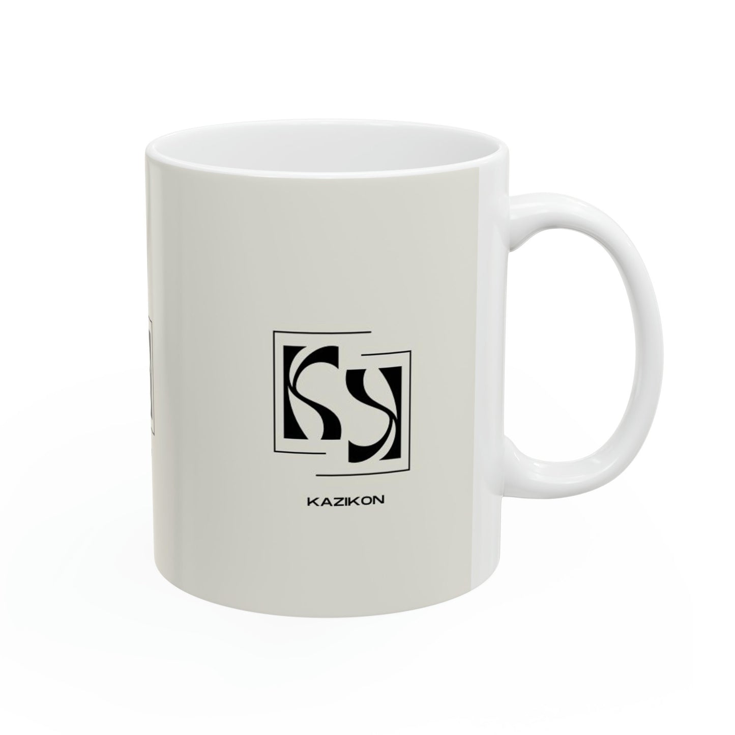 Kazikon logo brand Ceramic Mug, 11oz