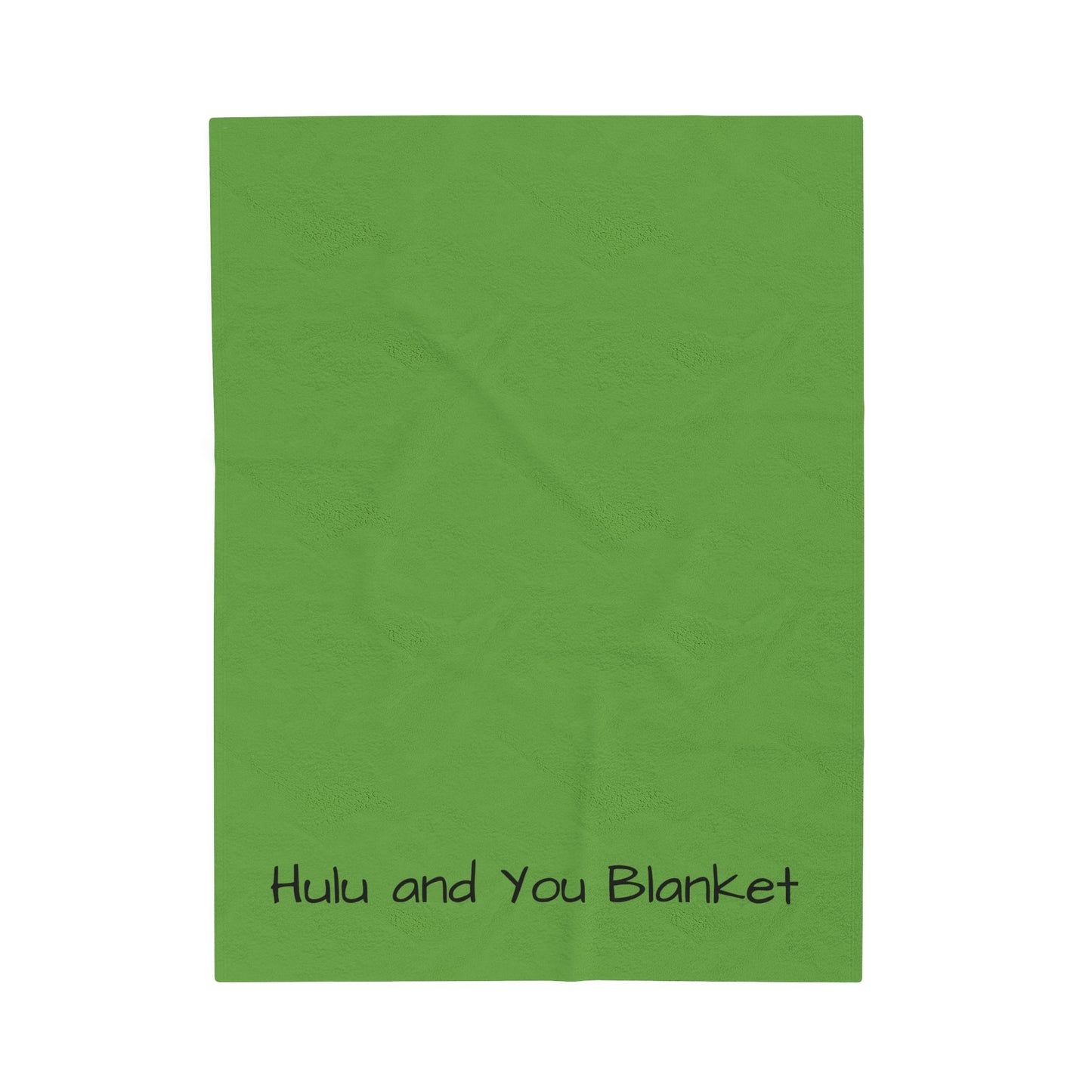 Velveteen Blanket - Hulu and You, Plush Throw by Kazikon, Cozy Home Decor, TV Show Streaming Gift, Comfy Sofa Blanket, Winter Snuggle