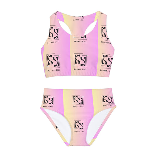 Kazikon Girls Two Piece Swimsuit