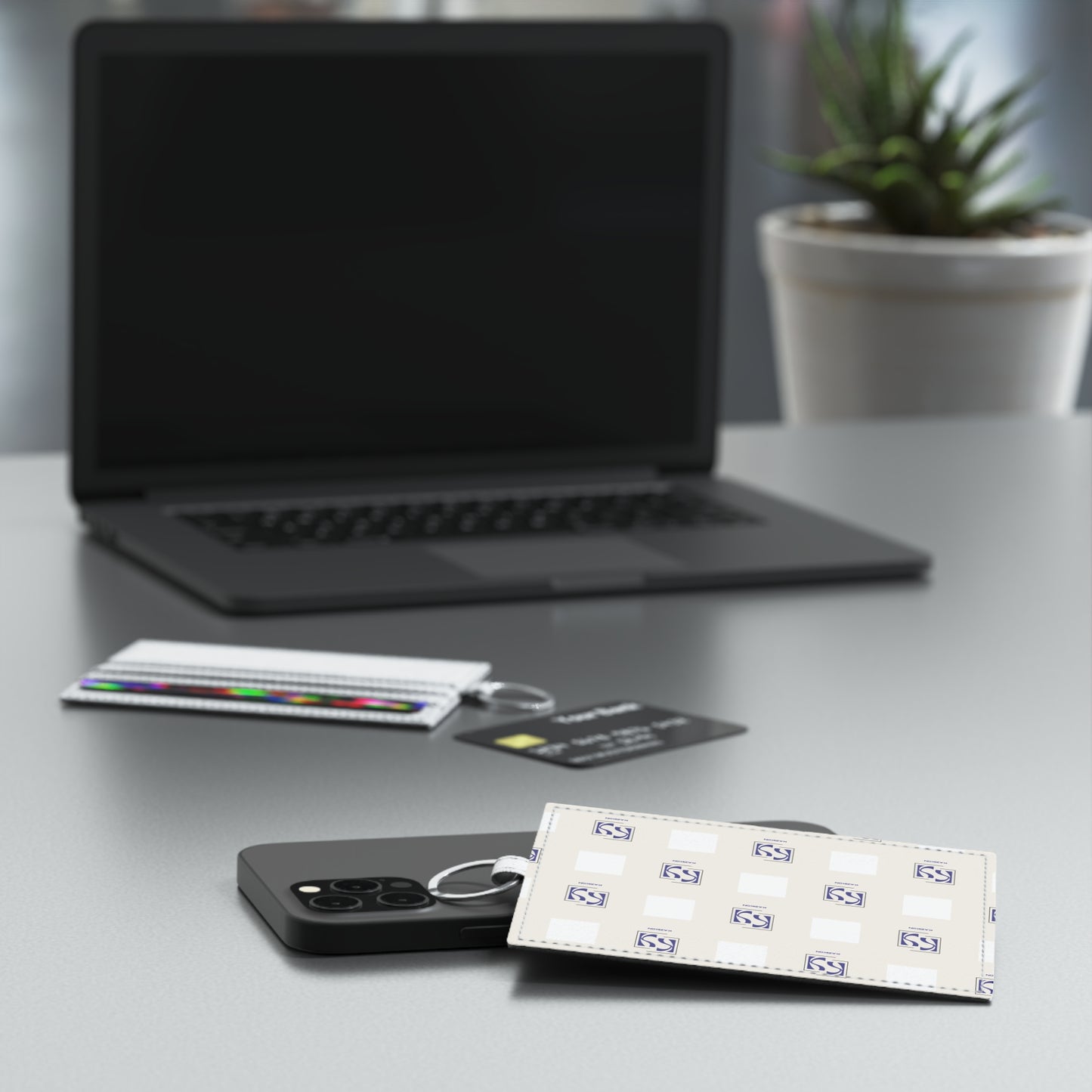 Saffiano Leather Card Holder