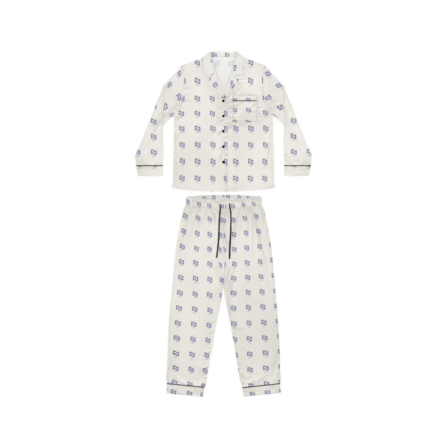 Women's Satin Pajamas - Kazikon Logo Brand