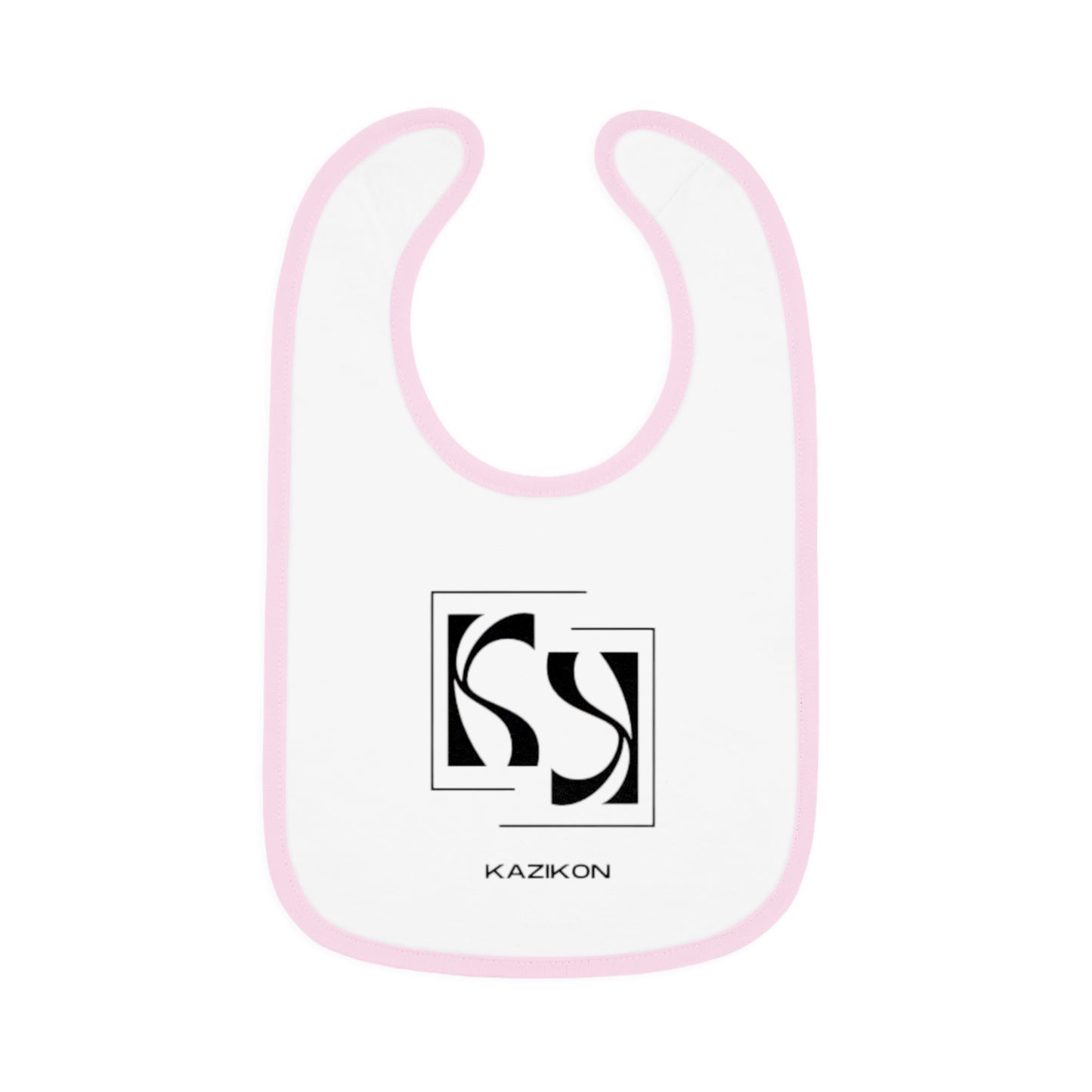 Baby Contrast Trim Jersey Bib