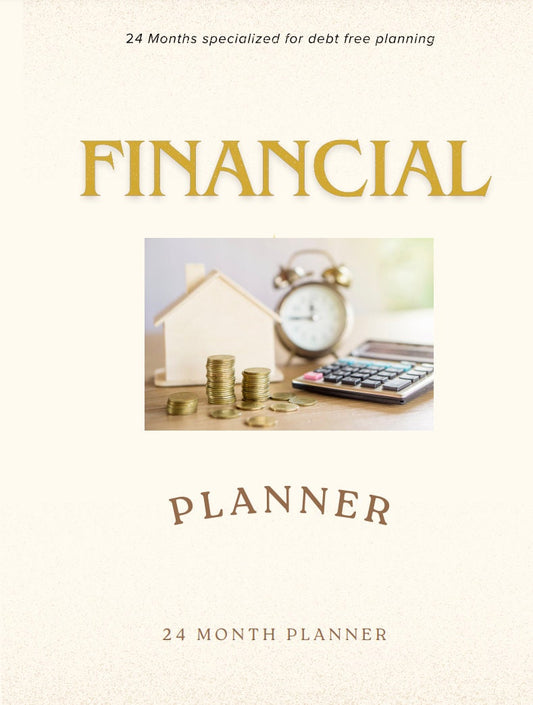 24 Month Financial Planner - Specialized for Debt Free Management