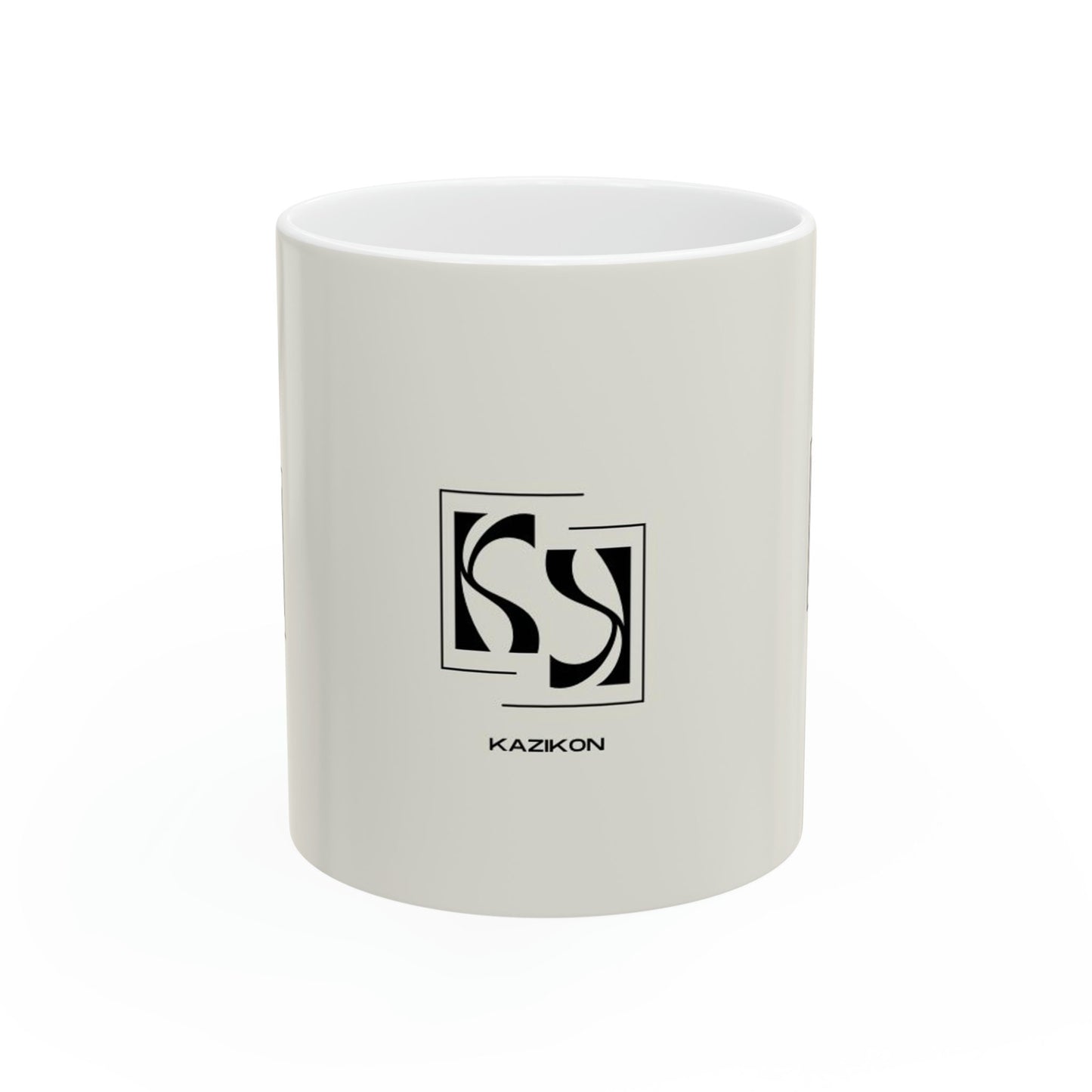 Kazikon logo brand Ceramic Mug, 11oz