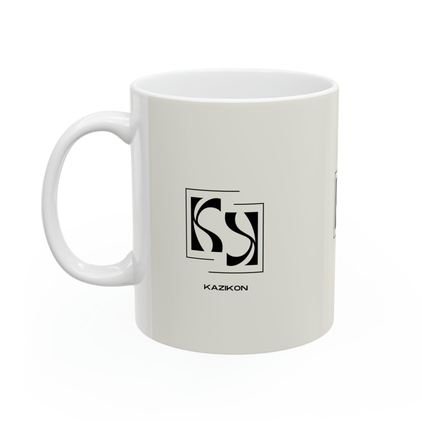 Kazikon logo brand Ceramic Mug, 11oz